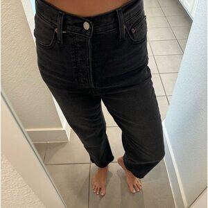 Levi’s ribcage straight ankle